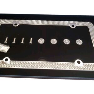 Hippo Creation 1 Pack Luxury Handcrafted Rhinestone Premium 4 Hole Stainless...